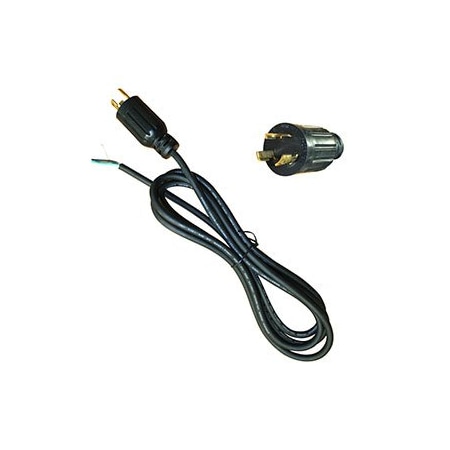 Superior Electric SJO Locking Extension Cord, 16 AWG, Outdoor, 16/3, 1 Outlets, Black, Rubber, L5-20P, 9 ft EC163T